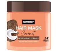 Mascarilla de coco vegana, tratamiento capilar con aceite de coco para hombre y mujer, cuidado intensivo del cabello para cabello seco, mascarilla para cabello, mascarilla para el cabello, Sence