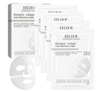 Mascarilla de Colágeno de Hidratación Profunda, Mascarilla de Colágeno Orgánica Reafirmante e Hidratante, Mascarilla Facial Reductora de Poros, Mascarilla de Lámina para Todo tipo de Piel, 4 Piezas
