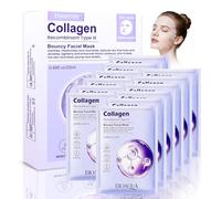 Mascarilla DE Colágeno,Hidratante Intensa Nocturna,Máscara facial nocturna para piel brillante de vidrio,Minimización De Poros, Mejora de la Elasticidad,reafirmante e hidratante