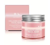 Mascarilla de colágeno nocturna peel-off con brocha de gel. Hidrata profundamente, reafirma y calma, reduciendo la flacidez y la opacidad. Cuidado de la piel coreano