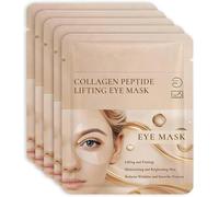 Mascarilla de colágeno para el contorno de ojos, parches de gel para el contorno de ojos, nutre, hidrata, suaviza las líneas de expresión y mejora la suavidad de la piel. Para ojeras e hinchazón