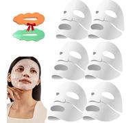 Mascarilla De ColáGeno Para El Rostro,PelíCula De ColáGeno Puro,Mascarilla Reafirmante,Mascarilla Hidratante Antiarrugas De ColáGeno Profundo Que Reduce Las LíNeas Finas (6pcs)