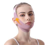 Mascarilla de doble mentón con forma de V Line Lifting Mask, moldeador facial de grafeno, vendaje de levantamiento facial para tonificar y cuidar la piel, banda facial ajustable, para todas las formas