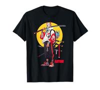 MASCARILLA DE GATO CYBERPUNK HIP HOP SAMURAI Camiseta