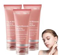 Mascarilla de gel despegable para manchas y marcas, crema limpiadora avanzada, gel despegable para imperfecciones, eliminador de manchas oscuras para el rostro para todo tipo de piel (3 piezas)