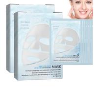 Mascarilla de Hidrogel Hialurónico,Collagen mask, Mascarilla Hidratante Facial, Daily Care mascarilla Facial, Hidratante Profundo, Antiarrugas, Skincare Set para Mujeres Adolescente (2pcs)