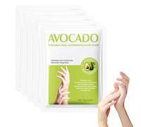 Mascarilla De Mano, Guantes Hidratantes De Aguacate, Con Vaselina, Mascarilla Para El Cuidado De Las Manos, Cuidado De Manos Nutritivo Y Suavizante, 5 Pares