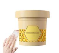 Mascarilla de manos con cera de leche y miel, exfoliación de manos hidratante con cera de miel y leche, adecuada para manos agrietadas