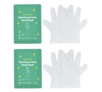 Mascarilla de Manos Diaria de Menta Suave | 1 par de mascarillas hidratantes y fortalecedoras para manos secas y cansadas