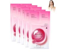 Mascarilla De Nicotinamida Y Colágeno, 3 Step Skin Care Set Mask & Essence, Hidratante E Iluminadora, Minimiza Poros, Limpieza + Esencia + Mascarilla, Una Parada Para Iluminar La Piel