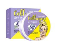 Mascarilla de ojos negros de lavanda (morada) - mascarilla de ojos de gel con retinol - reparación de bolsas y ojeras - cuidado de la piel sin mascarilla cruel vegana