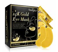Mascarilla de Oro 24K para Ojos - 3 Pares | Parches de Colágeno Hidrolizado | Reduce Ojeras, Bolsas y Arrugas | Efecto Lifting Instantáneo | Para Hombres y Mujeres