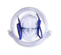 Mascarilla de oxígeno profesional de plástico para mascotas con manguera flexible para animales pequeños, gatos y perros clínicas de mascotas utilizan máscaras de oxígeno Puss