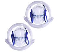 Mascarilla de oxígeno profesional de plástico para mascotas con manguera flexible para animales pequeños, gatos y perros clínicas de mascotas utilizan máscaras de oxígeno Puss