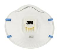 3M Mascarilla de protección respiratoria 8822C3 (Clase de filtro: FFP2 NR D, 3 ud.)