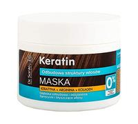 - Mascarilla de queratina para el cabello Dr. Santé, con colágeno y arganina para una regeneración profunda, 300 ml, 0 % parabenos y aceites minerales
