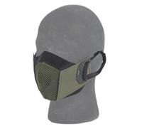 Mascarilla de Rostro Malla para Airsoft, Cubierta de Rostro Plegable | Nailon 500D y malla, Transpirable, Ligero, Estructura de malla abierta, Opciones de uso en la cabeza y las o