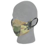 Mascarilla de Rostro Malla para Airsoft, Cubierta de Rostro Plegable | Nailon 500D y malla, Transpirable, Ligero, Estructura de malla abierta, Opciones de uso en la cabeza y las o