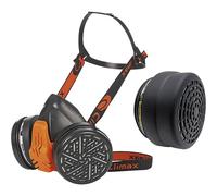 Mascarilla de silicona Leipold+Döhle, con filtro A1B1E1K1 P3, EN 140:1998