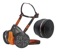 Mascarilla de silicona Leipold+Döhle, con filtro A2 P3, EN 140:1998