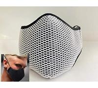 Mascarilla deportiva blanca tejido 3D homologada reutilizable producto español