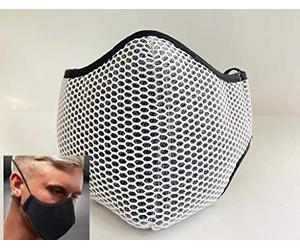 Mascarilla deportiva blanca tejido 3D homologada reutilizable producto español