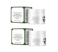 Mascarilla Eliminadora de Puntos Negros con Aceite Esencial de Árbol de Té, Mascarilla Natural de Té Verde, Limpiadora, Antienrojecimiento, Suavizante, Hidratante y Control de Grasa