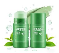 Mascarilla en Barra de Té Verde, Limpieza Profunda de Poros, Control de Grasa y Hidratación, para Todo Tipo de Piel - 2 PCS