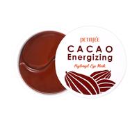 Mascarilla energizante de hidrogel para ojos Petitfee Cacao (30 pares) - Parche nutritivo para ojos con manteca de cacao, nueces de Brasil, pi on