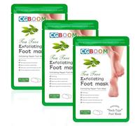 Mascarilla exfoliante para pies, 3 Pares calcetines exfoliantes de Pies, calcetines para quitar callos, calcetines hidratantes para pies, repara los talones y elimina piel seca y muerta pies suaves