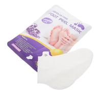 Mascarilla Exfoliante para Pies de Tela No Tejida para Pedicura | Suaviza Durezas y Piel Seca, Uso en Casa Baño, Color Blanco, Apta Tipos