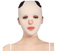Mascarilla facial 3D reutilizable con vendaje adelgazante en forma de V for lifting completo, mascarilla delgada for dormir, belleza transpirable para lifting facial