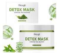 Mascarilla Facial Coreana de Arcilla Verde,Mascarilla Arcilla Té Verde,Mascarilla Arcilla con Extractos de té Verde y Aloe Vera,Limpia Profundamente,Desintoxica,Hidrata y Elimina Puntos Negros