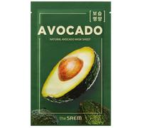 The Saem. Mascarilla Facial con Aguacate Nutritivo. Ingredientes de origen Natural. Elimina problemas de sequedad. 1 solo uso. Hidrata el rostro. Contenido 21ml.