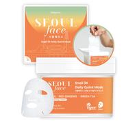 Mascarilla facial de caracol 3 veces al d a DERMAL Seoul (36 l minas) - Mascarillas faciales veganas de tencel para el cuidado de la piel coreana