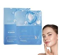 Mascarilla facial de colágeno, mascarilla facial de biocolágeno, mascarilla reafirmante antiarrugas de colágeno profundo, mascarilla facial de vidrio coreana, humectante (1 caja)