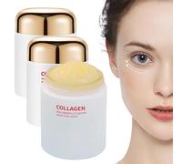 Mascarilla Facial De Colágeno Para Dormir Sin Enjuague, Mascarilla Facial De Colágeno Para La Noche Mejora La Elasticidad, Hidratación Profunda, Reafirma Y Cierra Los Poros (3 Unidades)