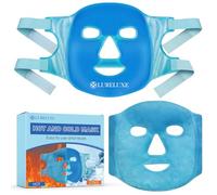 Mascarilla Facial de Gel Frío,Máscara de Gel Refrescante para Cara,Máscara Facial de gel Relajación,Reutilizable Alivia Estrés y Fatiga facial,para Cuidado Diario