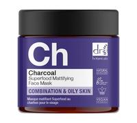 Mascarilla facial DR BOTANICALS Matificante con Superalimentos de Carbón Vegetal (60 ml)