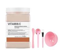 Mascarilla Facial en Polvo de Gel - Mascarilla para pelar （Vitamin C） con Propiedades Blanqueadoras, Mascarilla Peel-Off en Gel Hidratante para una Piel Más Clara y Radiante, Tratamiento de Belleza co