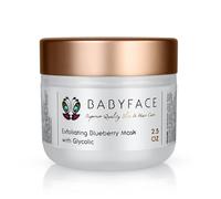 Mascarilla facial expr s con ox geno y ar ndanos de Babyface: mascarilla exfoliante antioxidante para piel opaca, 2.5 oz