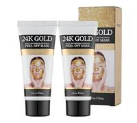 Mascarilla facial Golden Nano Lift Mask despegable con nanooro de 24 quilates, mascarilla reafirmante con colágeno dorado, mascarilla limpiadora de poros para puntos negros y limpieza de poros