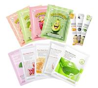 Mascarilla Facial Hidratante, Daily Care Mascarilla Facial, con Ácido Hialurónico, Aloe Vera, Extracto de Arroz, para Todo Tipo de Pieles Hidrata, Regenera y Nutre en profundidad