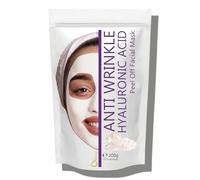 Mascarilla facial hidratante de alginato en polvo, removedor de espinillas Mascarilla puntos negros Mascarilla Vegan, sin aclarado, exfoliante 200 g (Mascarilla Anti arrugas ácido hialurónico)