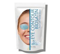 Mascarilla facial hidratante de alginato en polvo, removedor de espinillas Mascarilla puntos negros Mascarilla Vegan, sin aclarado, exfoliante 200 g (Mascarilla Biosatin Contorno de Ojos)