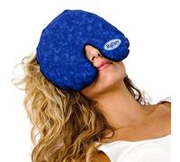 Mascarilla facial MyCare (con funda lavable) Terapia de compresión fría y caliente, alivio natural reutilizable para migrañas, tensión, estrés, senos, dolores de cabeza y relajación