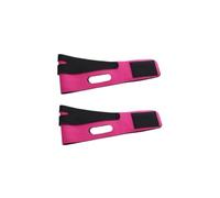 Mascarilla facial reafirmante en forma de V, 1-5 unidades, for adelgazar y reafirmar el mentón las mejillas para lifting facial(Red-2Pcs)