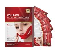 Mascarilla Facial Reafirmante V Line, 5 Piezas Diseño de Elevación Mentón y Mandíbula con Efecto Lifting, Máscara Hidratante para Contorno Facial, Cuidado Diario Suave para Mujeres y Hombres