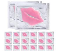 Mascarilla Labial de Colágeno, 20 Piezas, Rosa, Exfoliante | Ligera y Portátil, Anti-secado, Cuidado de Labios, Formato Práctico, para Rutina Diaria y Viaje Estilo Aleatorio