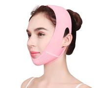 Mascarilla Lifting Facial Reutilizable con Efecto V-Line - Reductor de Papada y Afinador de Cara, Cinturón Ajustable para Perfilar el Óvalo Facial y la Mandíbula